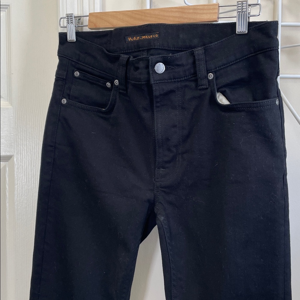 Nudie Jeans - Lean Dean Classic Skinny Jeans - Black - 32 x 32 - Picture 2 of 15